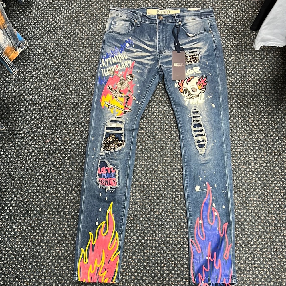 Rebel skinny fit jeans jeans